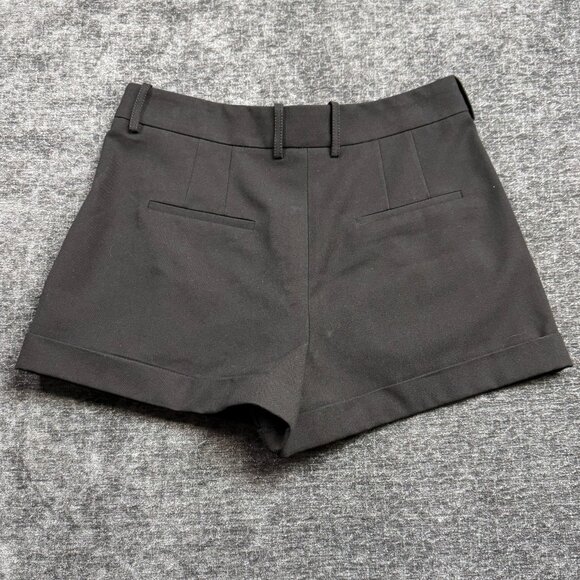 Zara Women's Black Pleated Dress Shorts - Size Medium - NWT - Picture 9 of 11